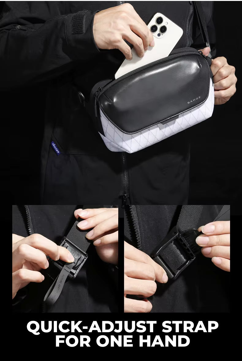 BANGE BG-8133 Messenger Bag — top view