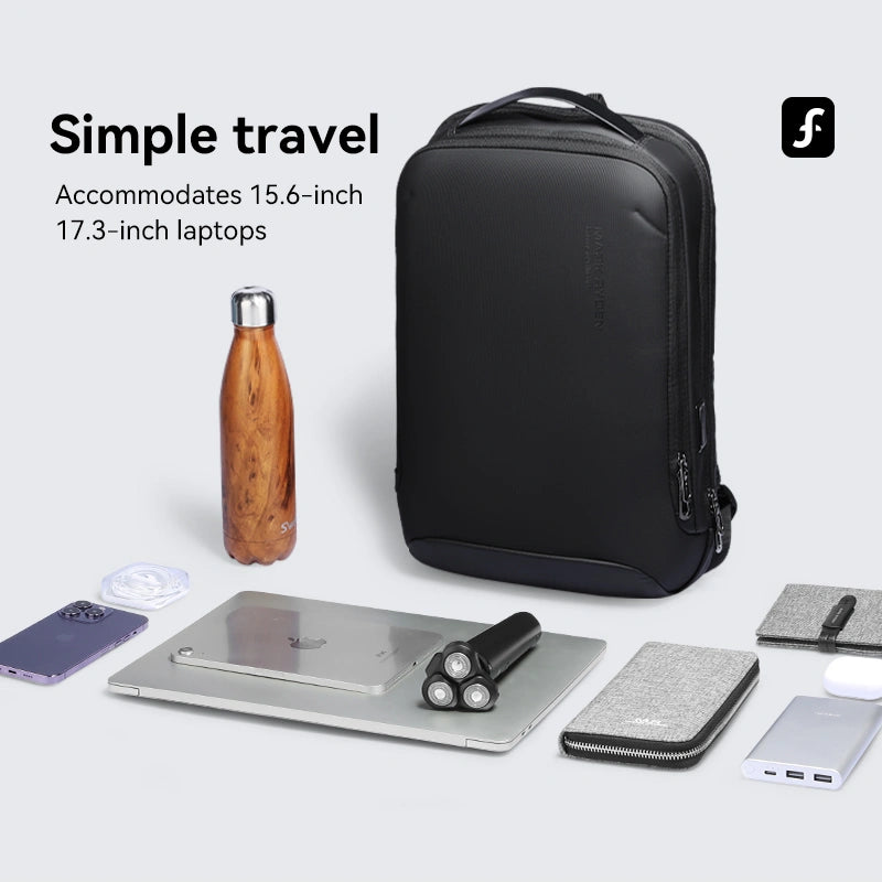 MARK RYDEN MR9008 Casual Lightweight Business Travel Backpack — side detail