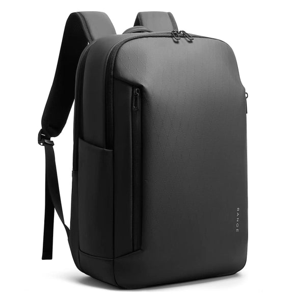 Rynex BANGE BG-3057 side angle, compact functional backpack for students and professionals, lightweight and practical for everyday use