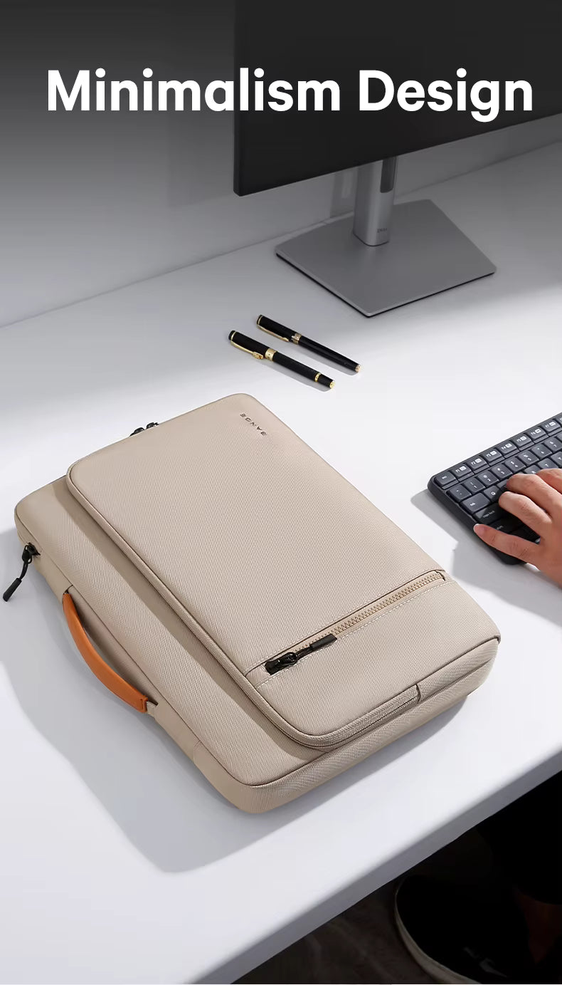 BANGE BG-6802 Laptop Sleeve with Handle — back panel