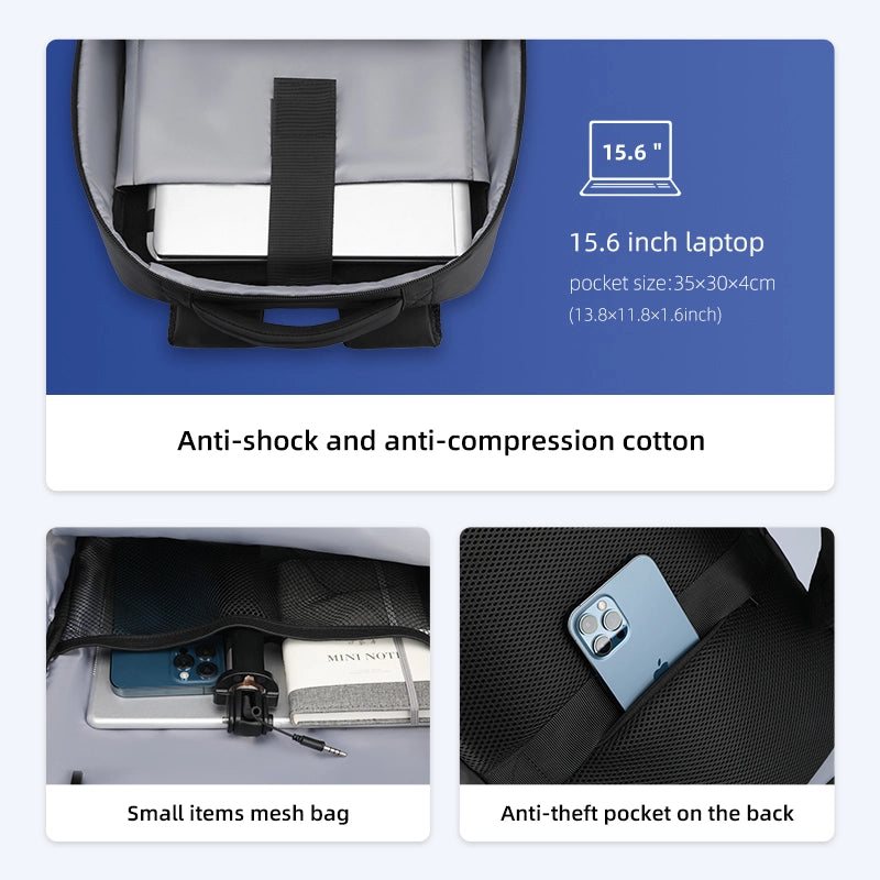 Mark Ryden Large Capacity Travel Backpack - 9299 — interior compartment