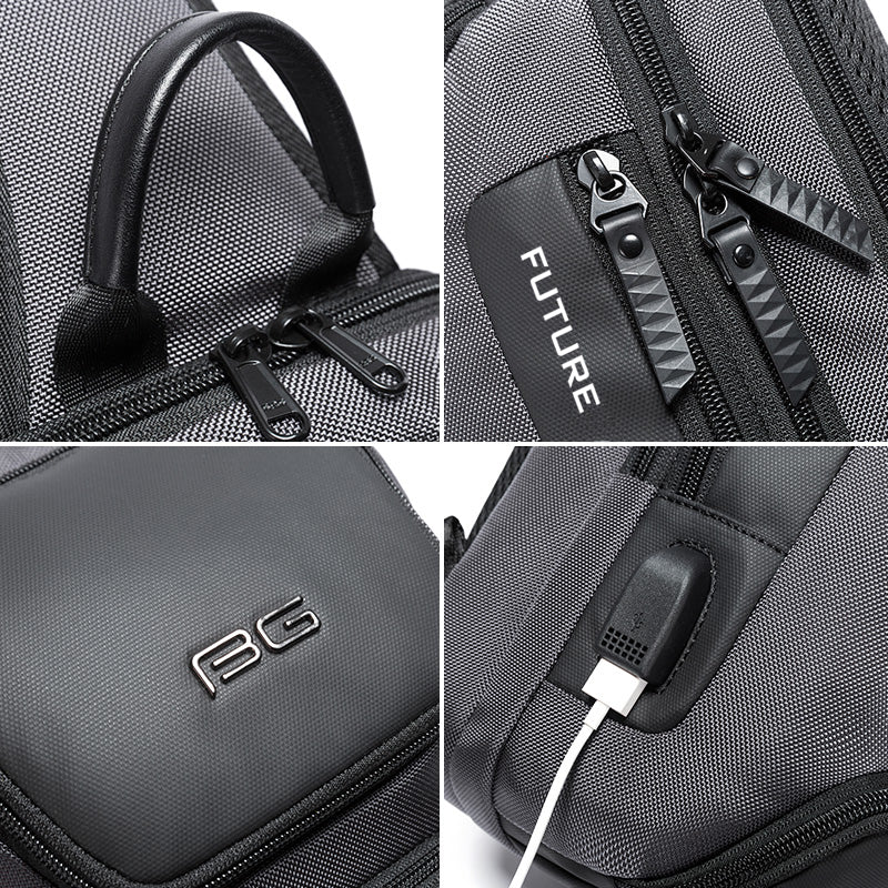 BANGE 7086 Waterproof Anti-Cut Sling Bag — color option