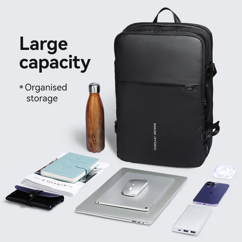 Mark Ryden Multi-Layer Expandable Travel Backpack - 8057 — interior compartment