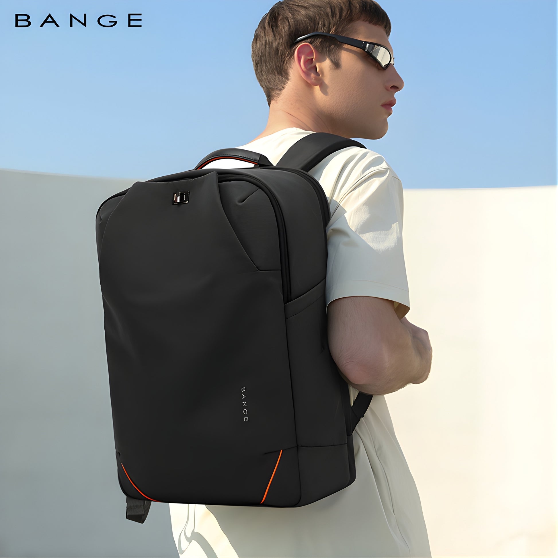 BANGE BG-8099 15.6" Leisure Backpack — lifestyle shot