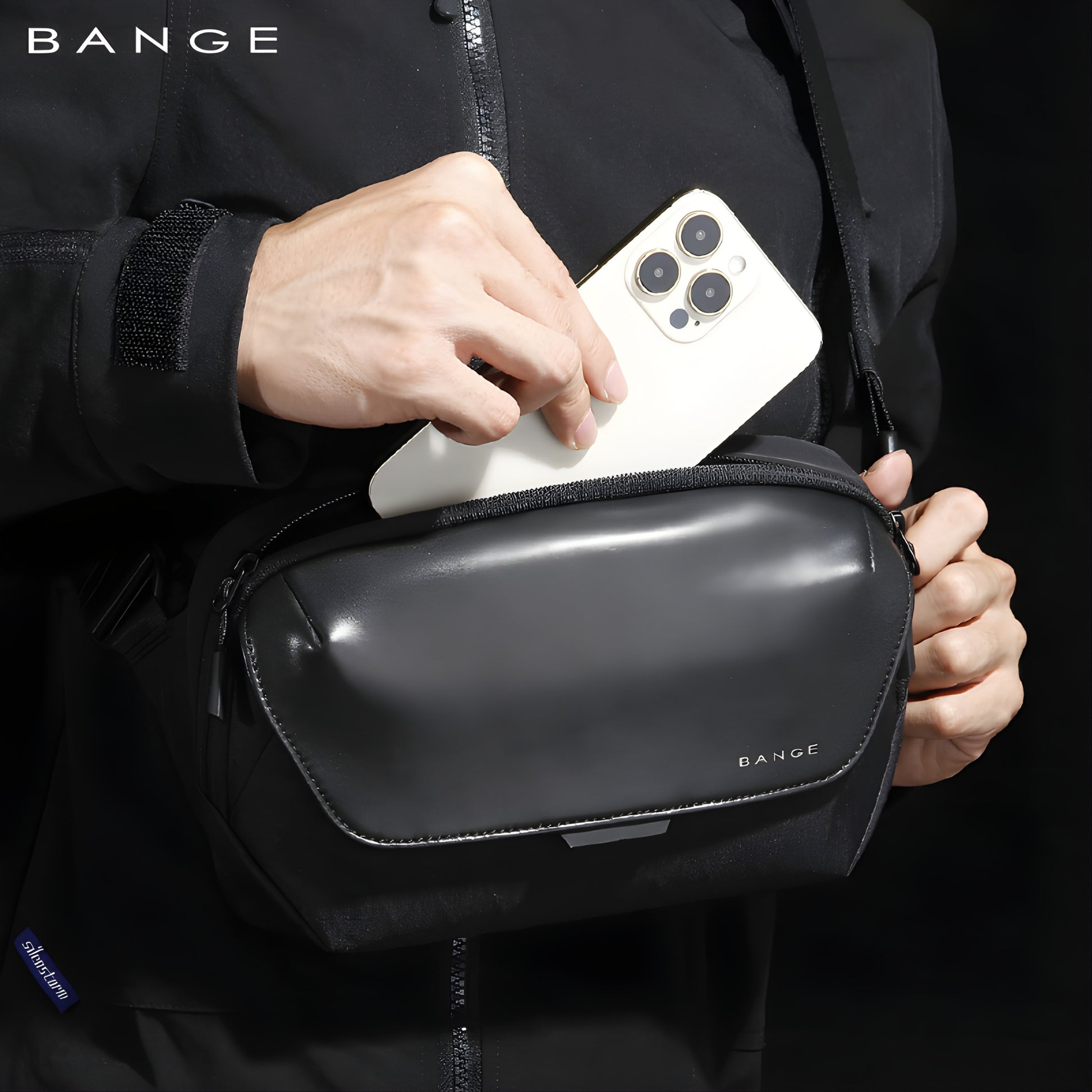 BANGE BG-8133 Messenger Bag — interior compartment