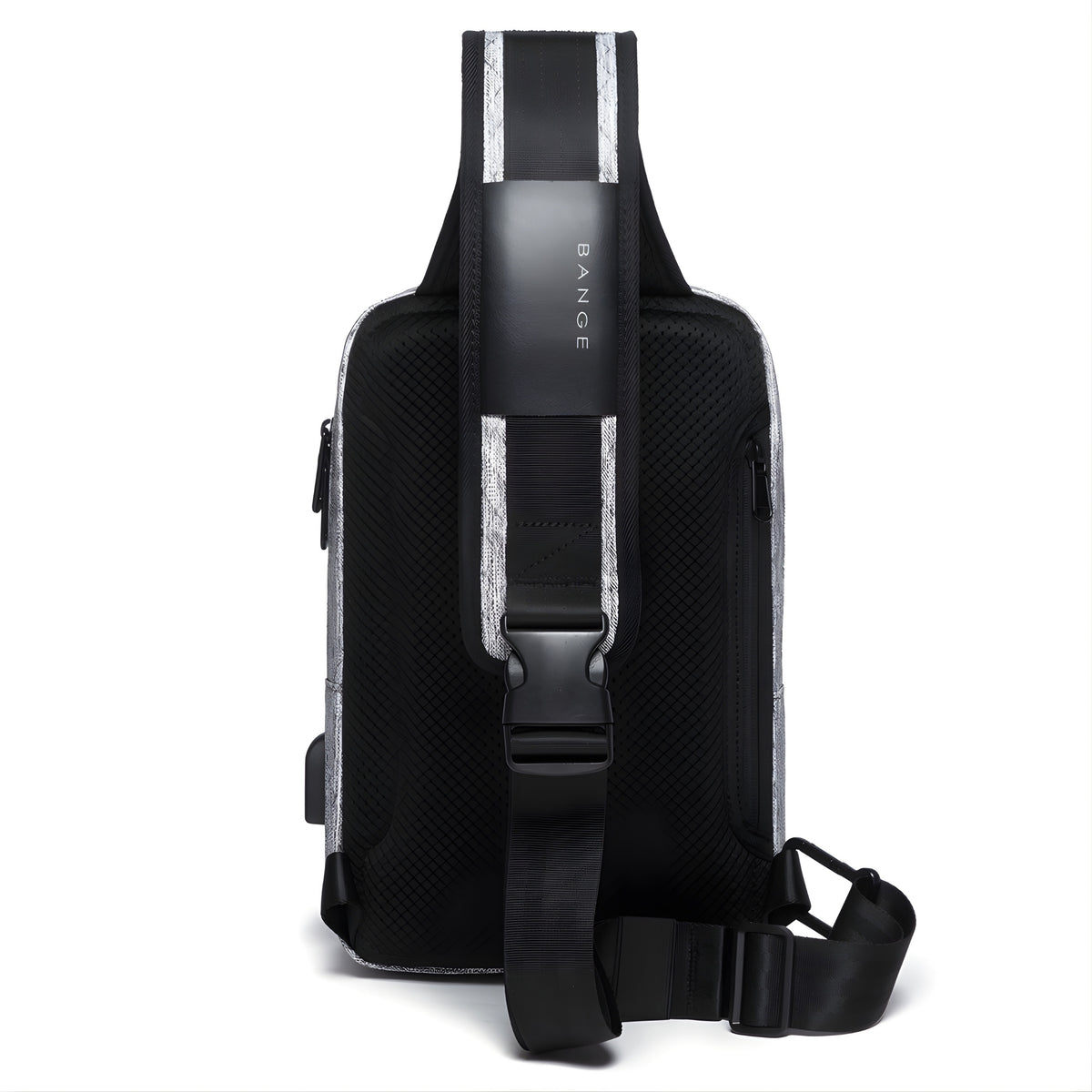 BANGE 77107 Waterproof Anti-Theft Sling Bag — back panel