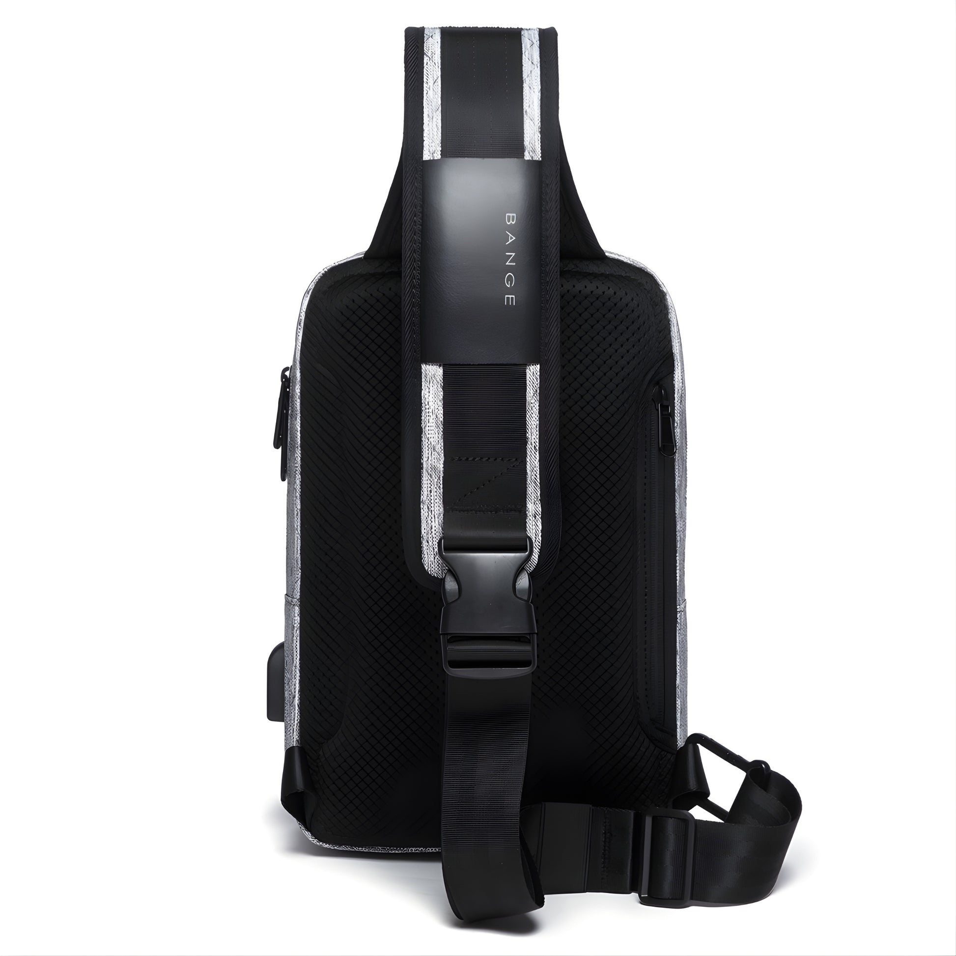 BANGE 77107 Waterproof Anti-Theft Sling Bag — back panel