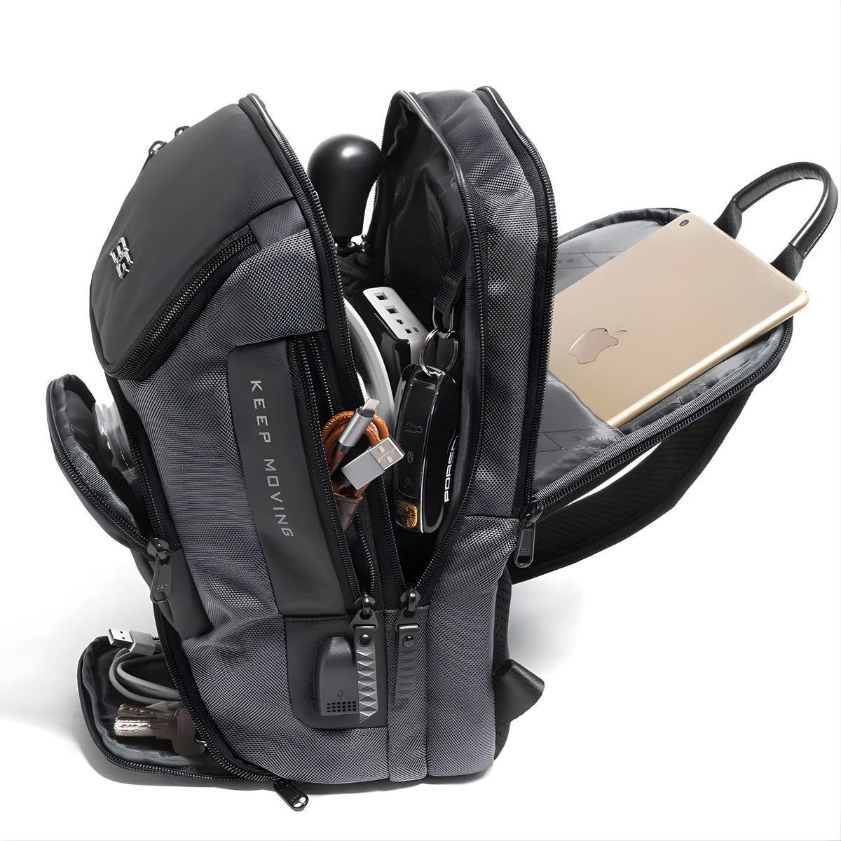 BANGE 7086 Waterproof Anti-Cut Sling Bag — feature detail