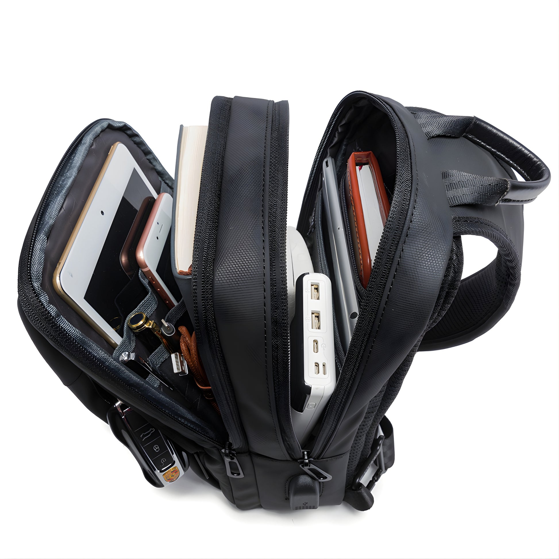 BANGE 77107 Waterproof Anti-Theft Sling Bag — side detail