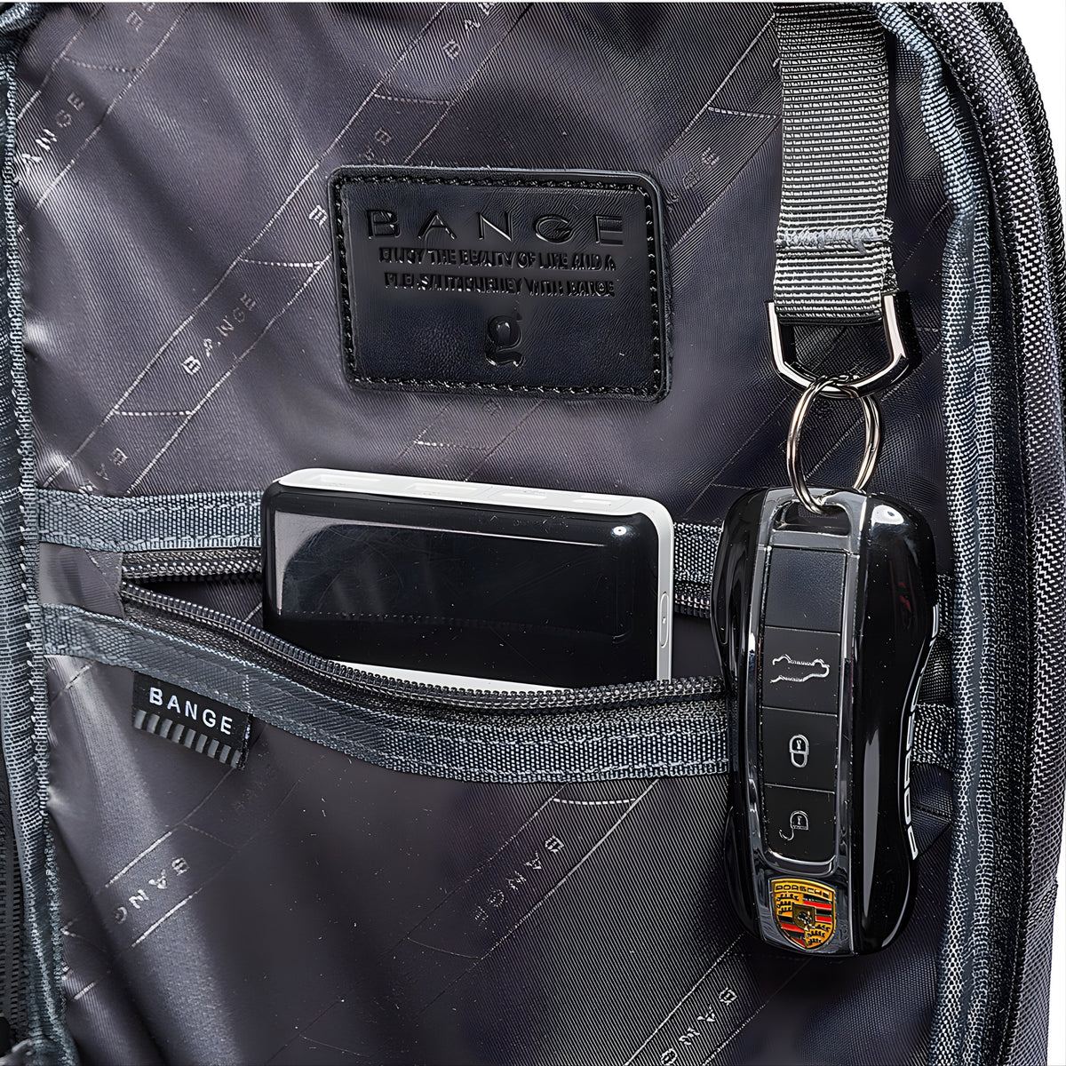 BANGE 7082 Waterproof Anti-Cut Sling Bag — feature detail