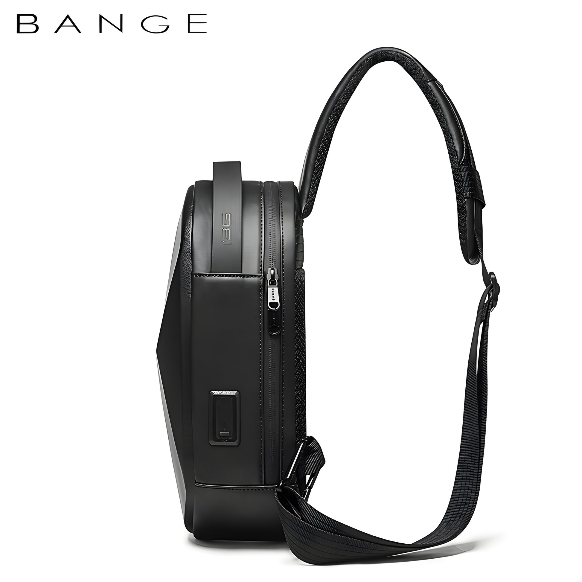 BANGE 7213 Waterproof Anti-Theft Sling Bag — back panel