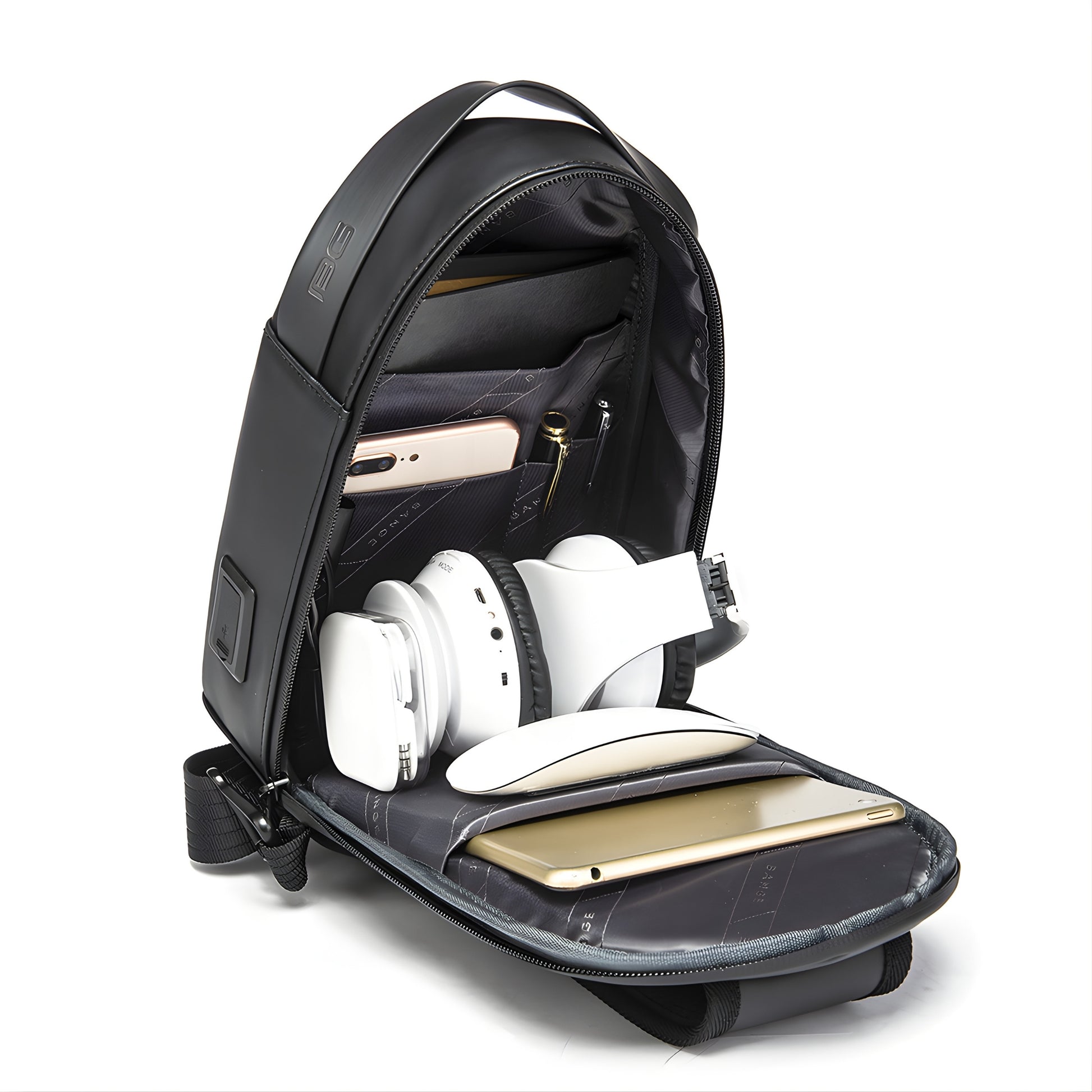 BANGE 7213 Waterproof Anti-Theft Sling Bag — lifestyle shot