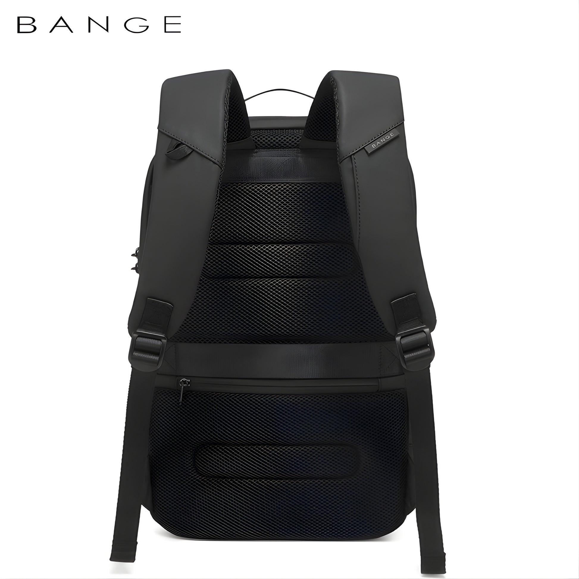 BANGE 7225 Waterproof Anti-Theft Laptop Backpack — interior compartment