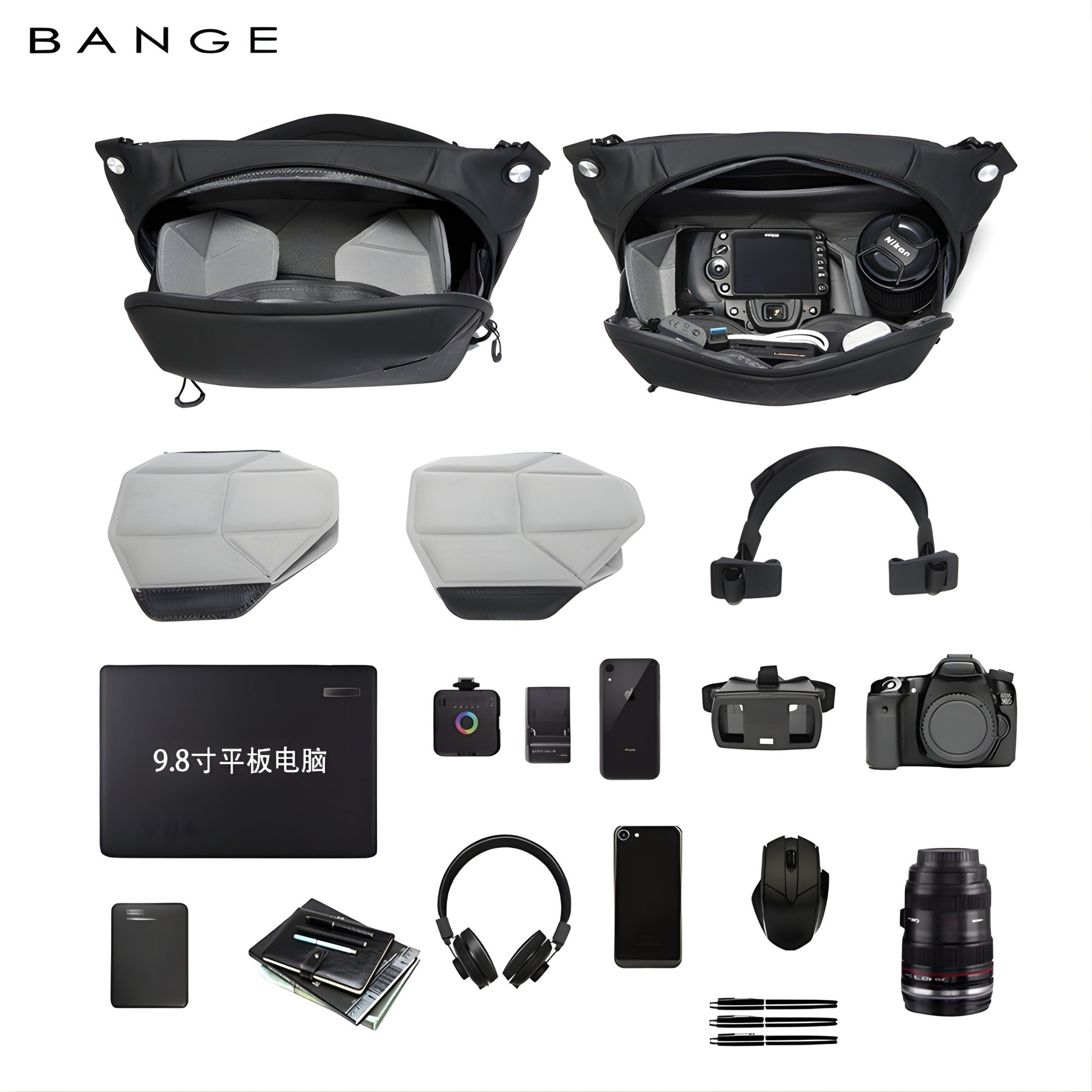 BANGE BG-XJ328 Waterproof Camera Single Arm Bag — lifestyle shot