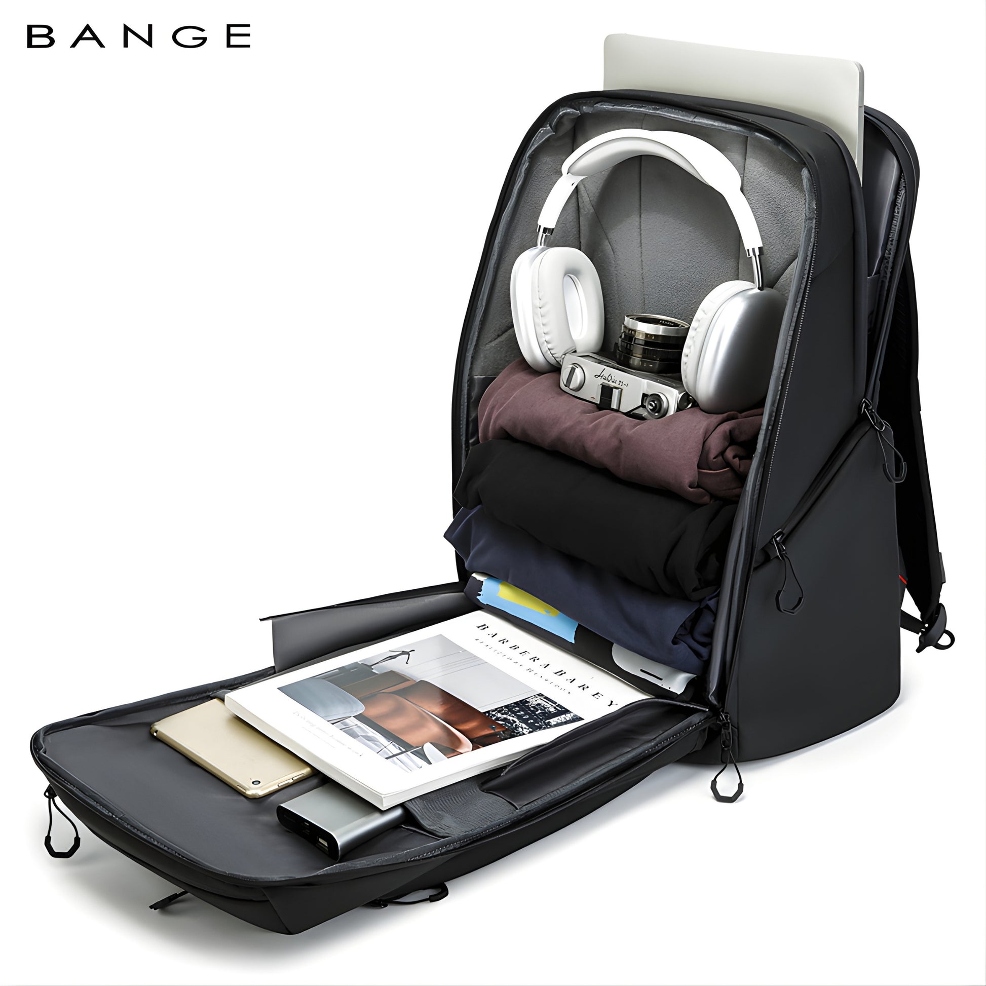 BANGE BG-XJ325 Waterproof Camera Backpack — interior compartment