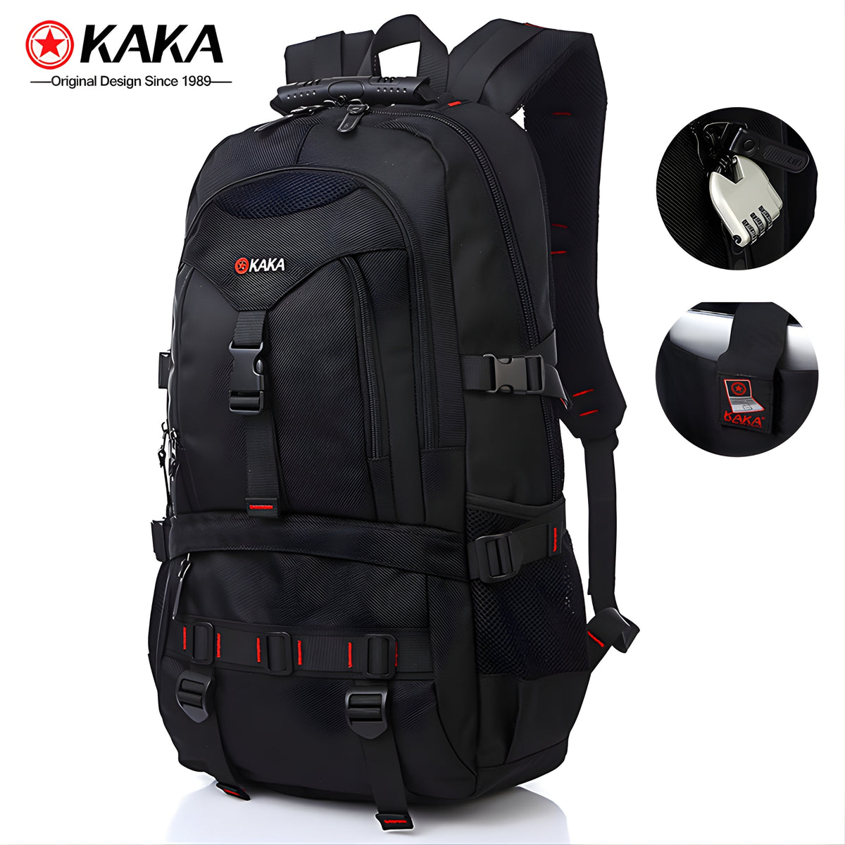 KAKA 2020 Waterproof Anti-Theft Travel Backpack