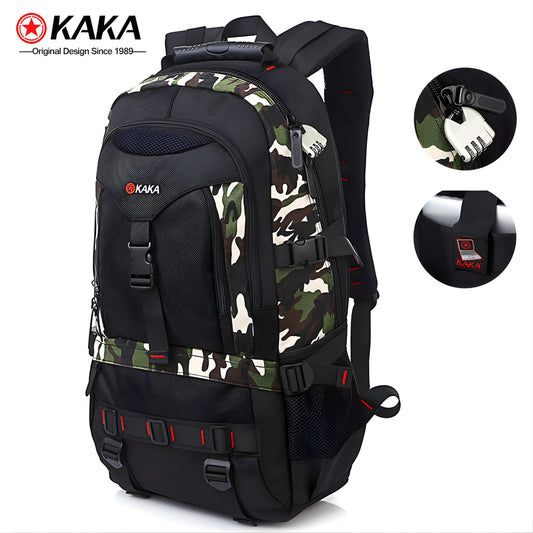 KAKA 2020 Waterproof Anti-Theft Travel Backpack — front view