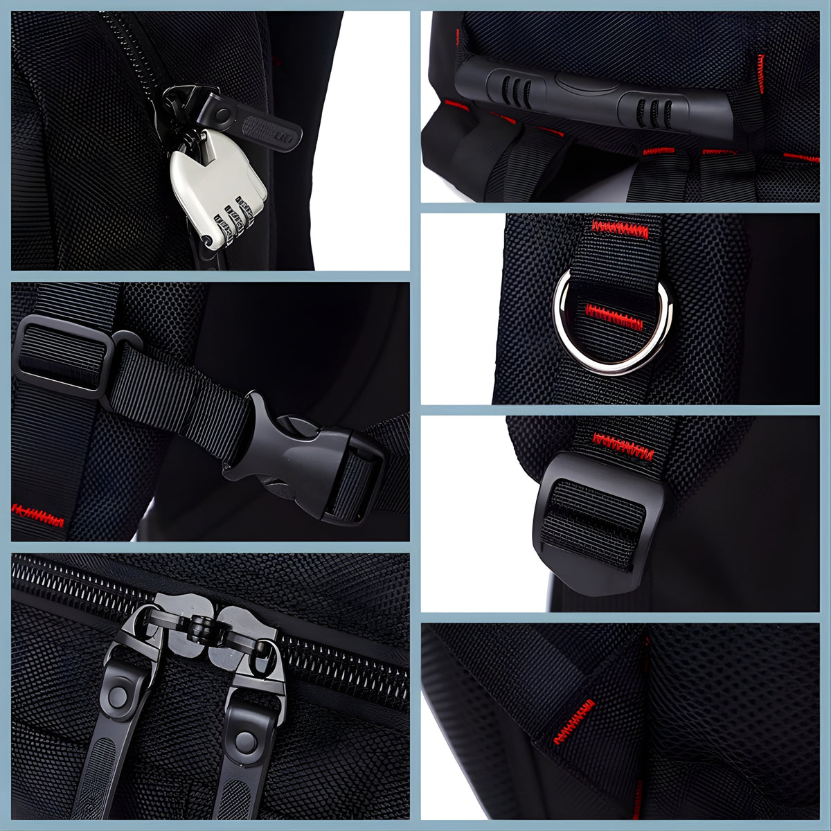 KAKA 2020 Waterproof Anti-Theft Travel Backpack — interior compartment