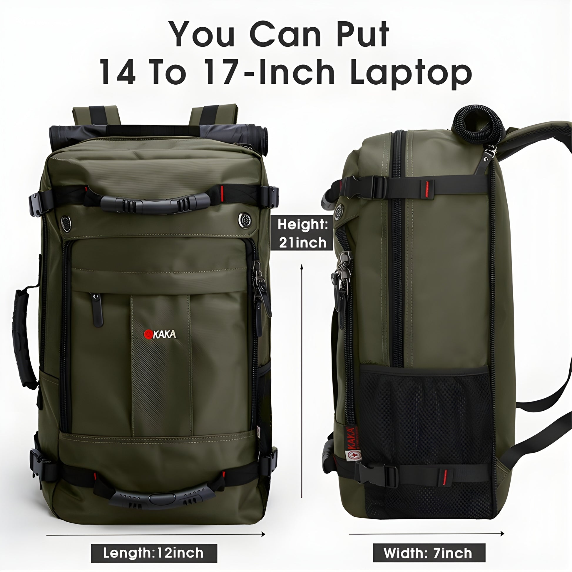 KAKA 2050 Waterproof Hiking Backpack — lifestyle shot
