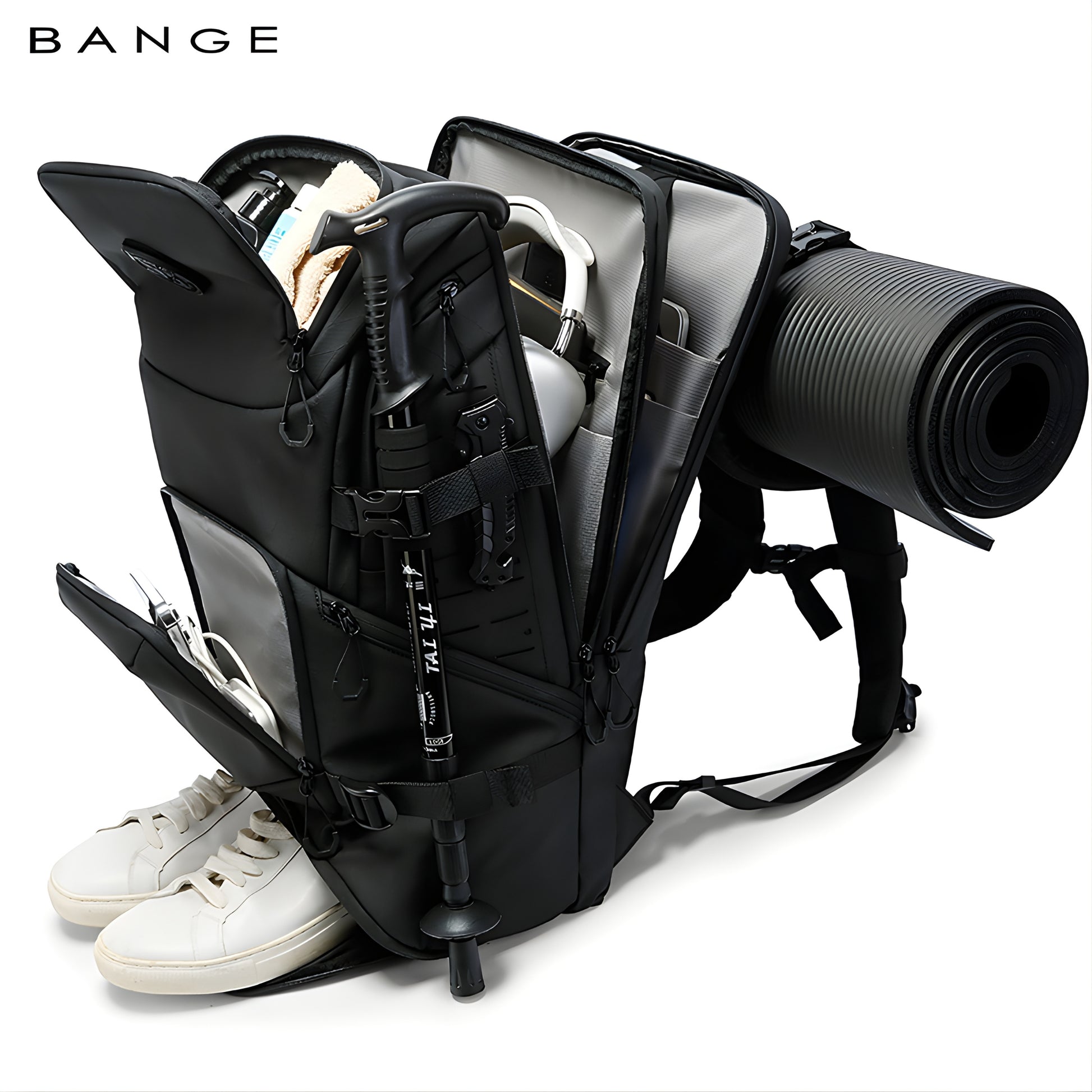 Tuna: Waterproof Multi-Function Outdoor Travel Backpack — lifestyle shot