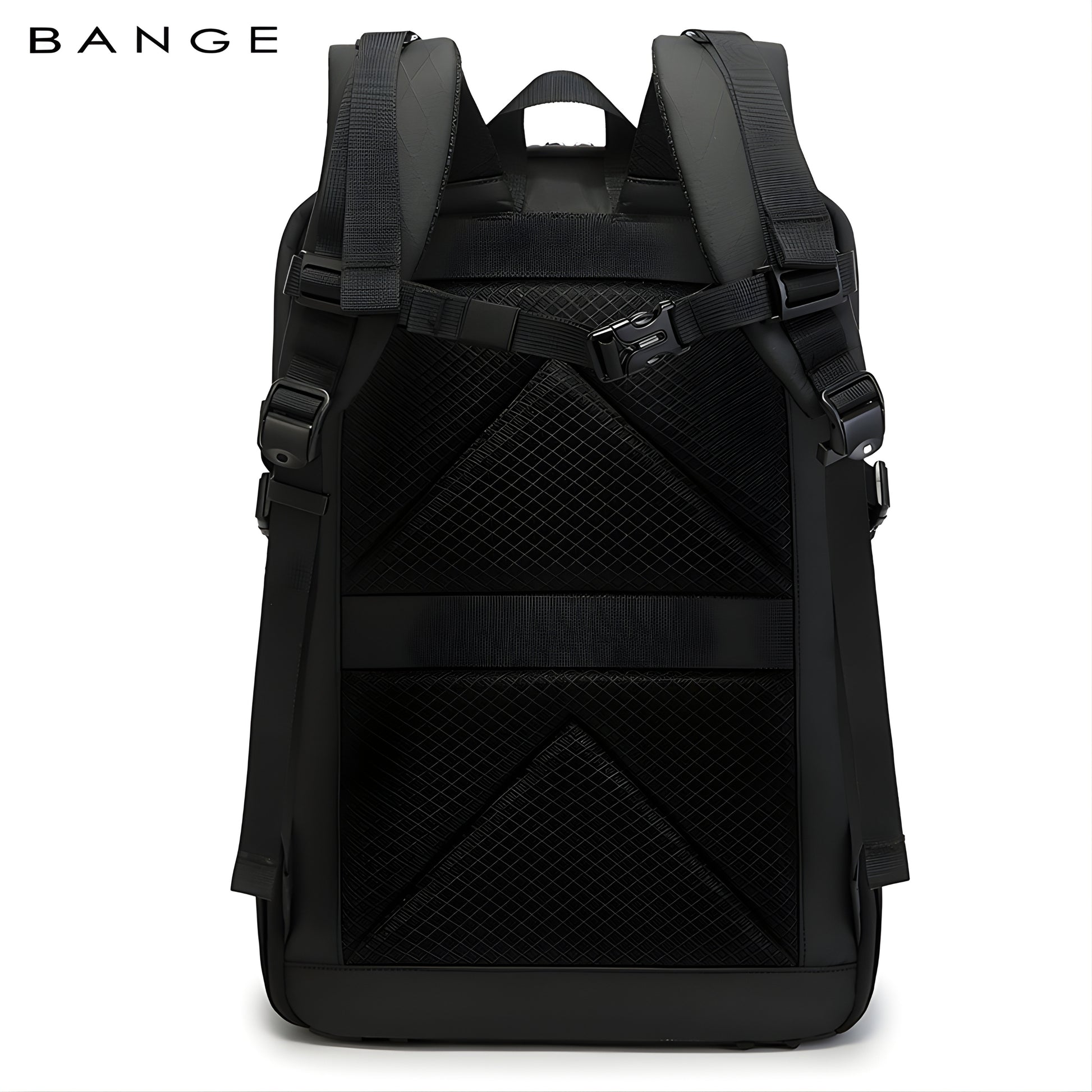 Mina: Multi-Functional Waterproof Outdoor Travel Backpack with USB Charging Port — side detail