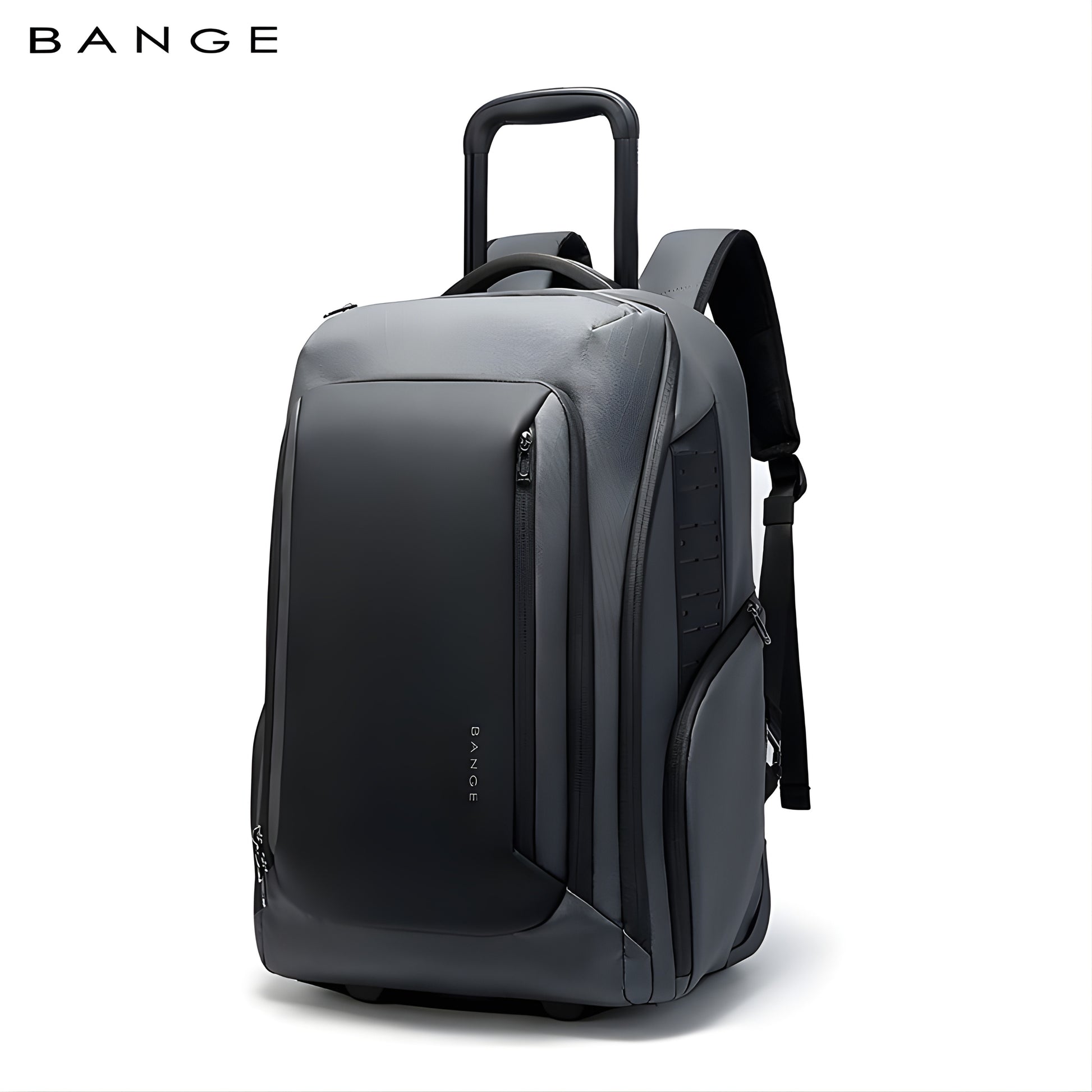 Belen: 50L Waterproof Business Travel Backpack with 17″ Laptop Compartment & Shoes Pocket — front view