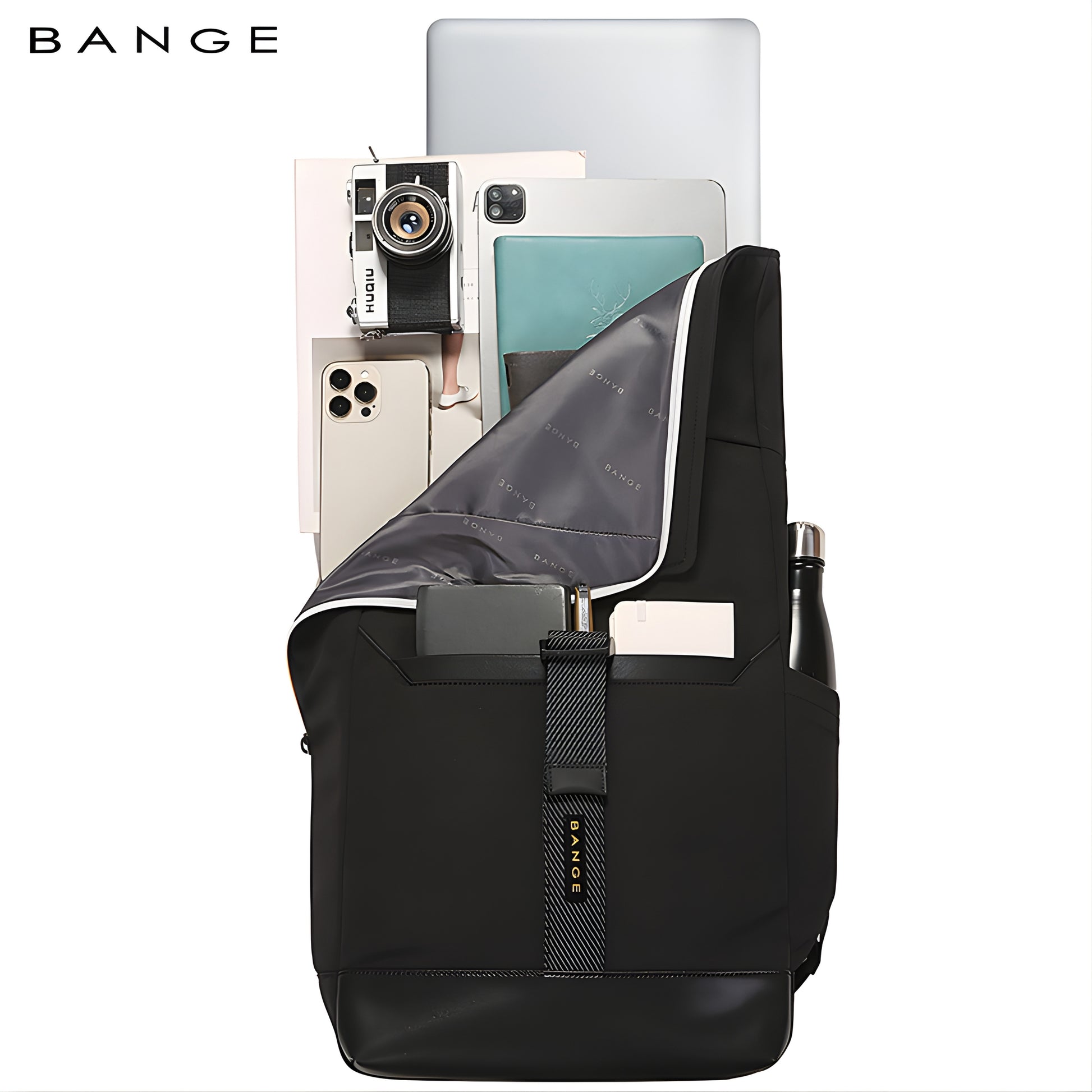 Rollo: 20L Lightweight Roll-Top Backpack with YKK Zipper — side detail