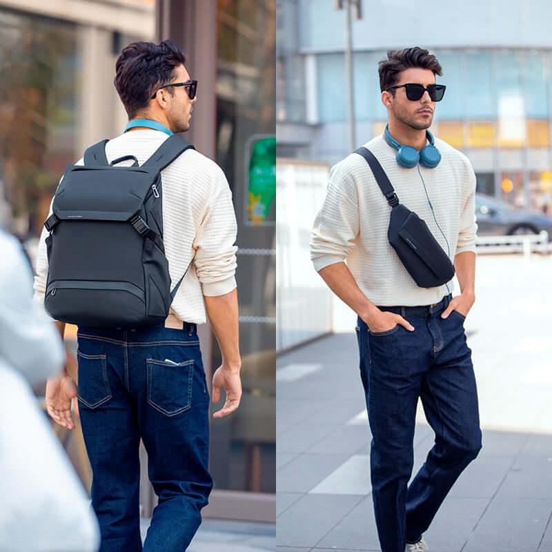 Mark Ryden Multi-Function Two-in-One Casual Backpack - 2859 — size reference