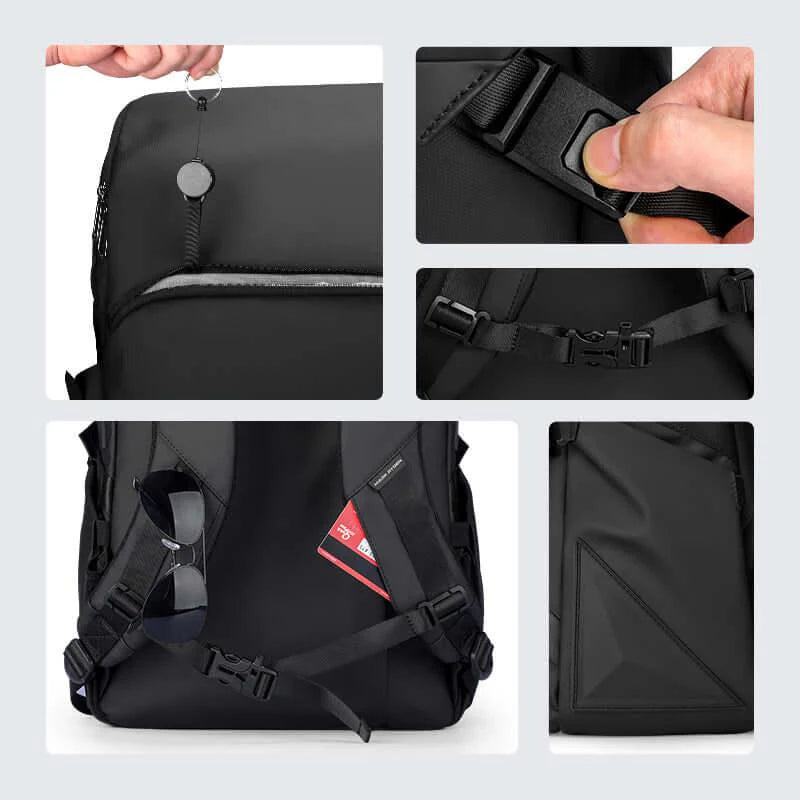Mark Ryden Multi-Function Two-in-One Casual Backpack - 2859 — in use
