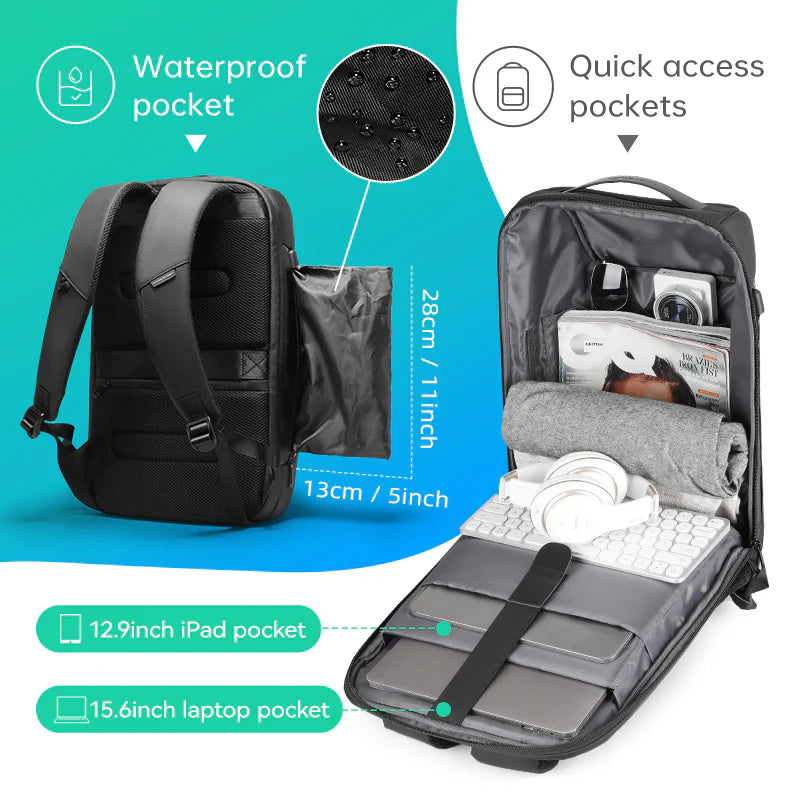 Mark Ryden Business Anti-Theft Laptop Backpack 9116 — lifestyle shot