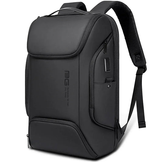 bange 7267 strava black backpack waterproof card compartment