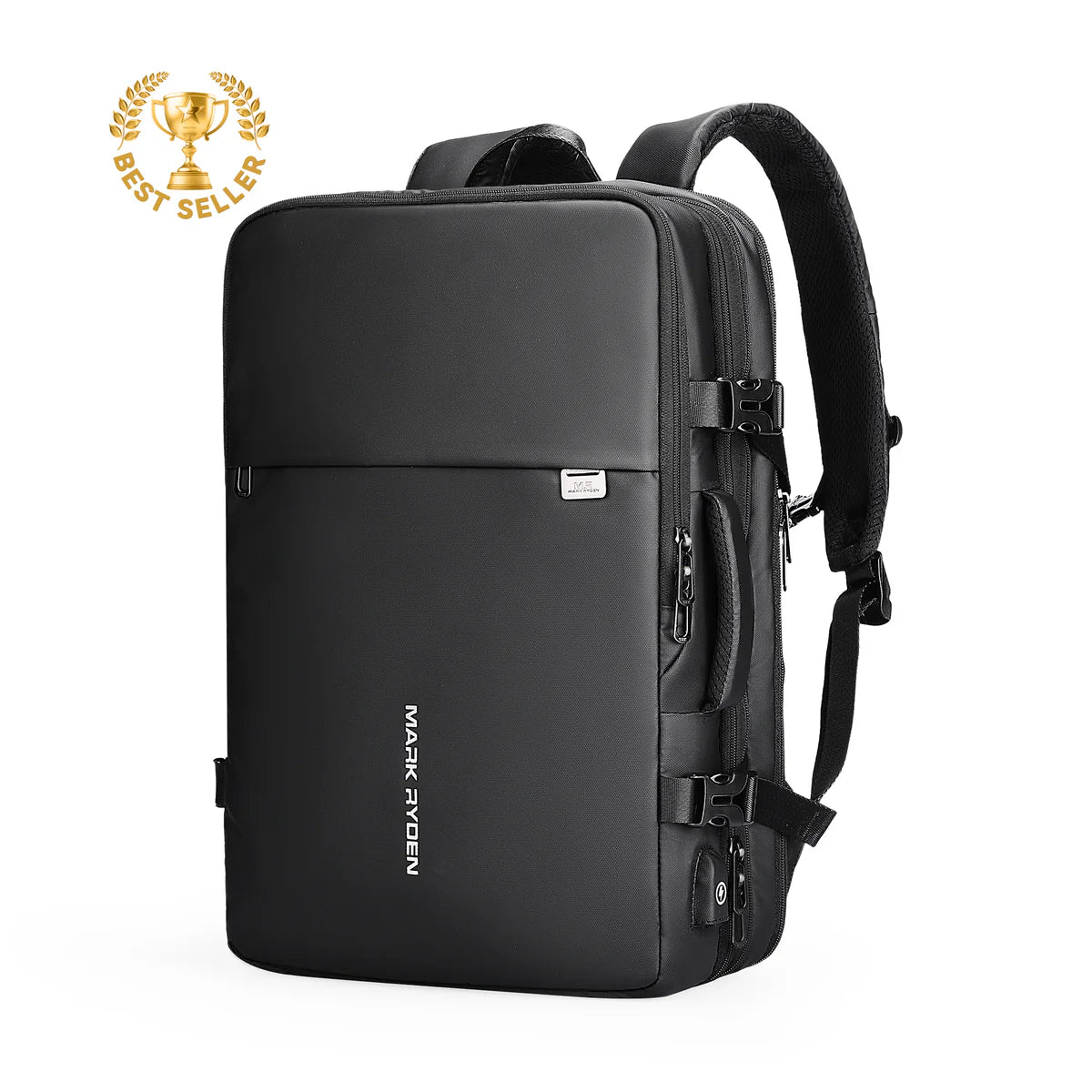 Mark Ryden Multi-Layer Expandable Travel Backpack - 8057 — front view